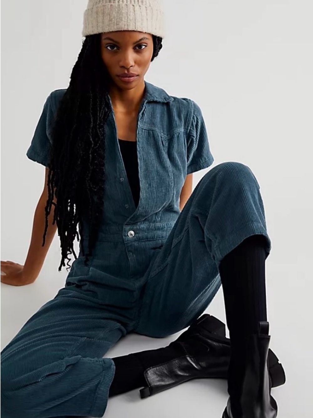 Free People Marla Cord Jumpsuit